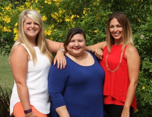 2016 Spring Fling Co-Chairs Taylor Connor, Consuelo Haller, and Jennifer Kirkpatrick